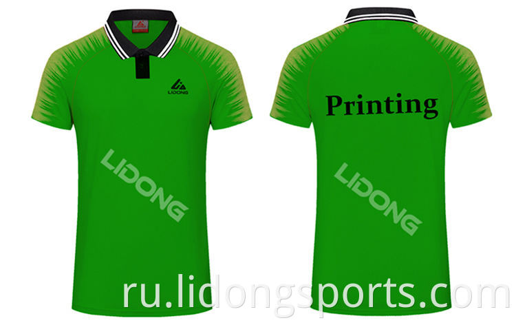 Lidong Последний новый дизайн сублимированные удобные пустые рубашки поло пользовательские спортивные футболки
